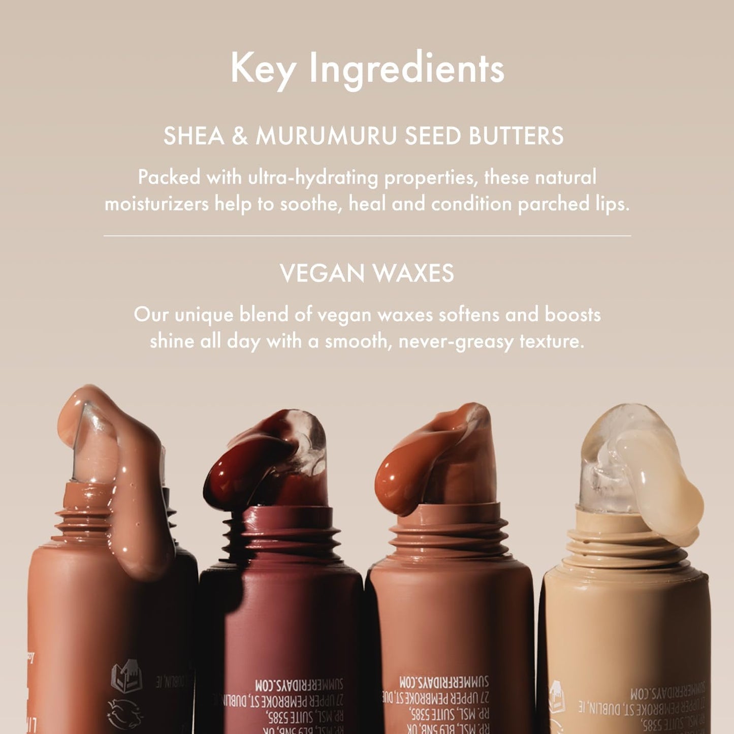 Summer Fridays Tinted Lip Butter Balm - Vanilla Beige Vegan Conditioning