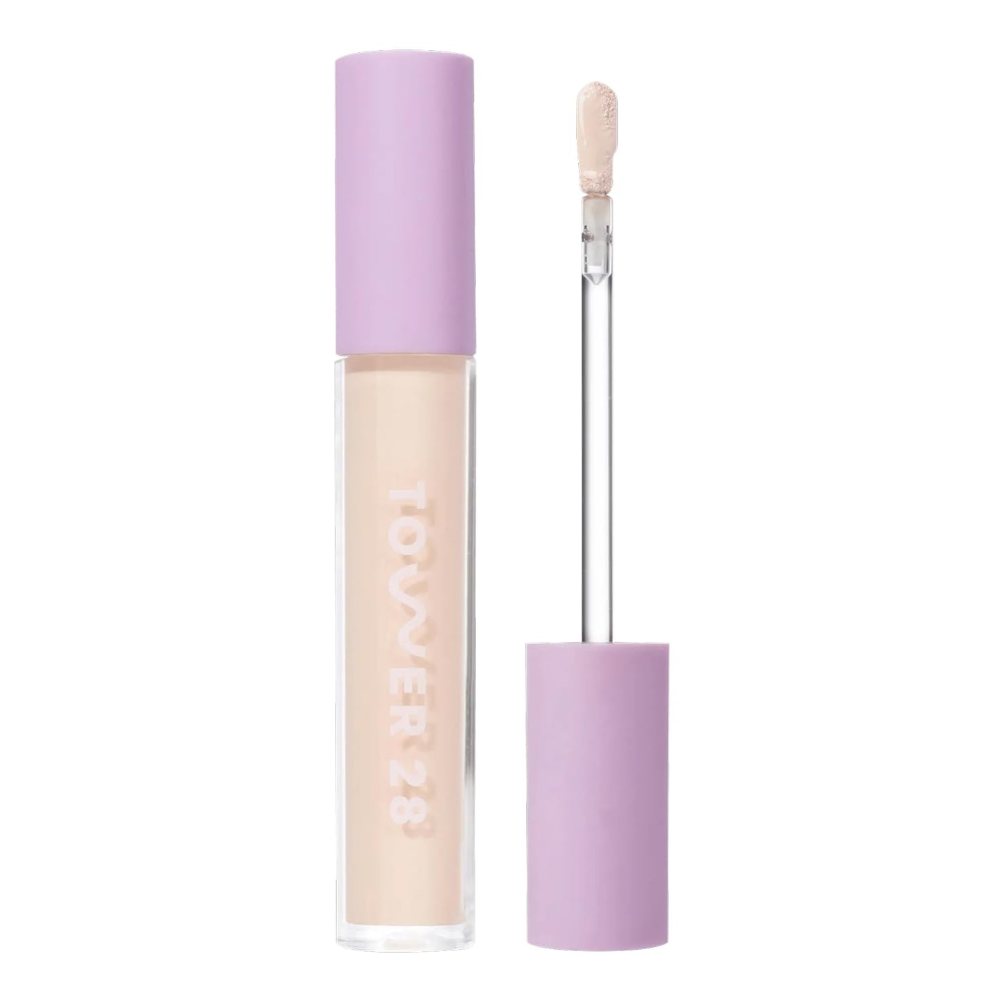 Tower 28 Beauty Swipe Serum Concealer - Hydrating Buildable Medium-Coverage Concealer with Skincare Benefits for Sensitive Skin - Shade 1.0 BH, Very Fair with Cool Undertones, 0.22 Fl Oz