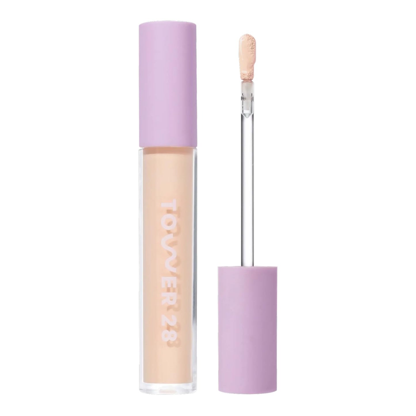 Tower 28 Beauty Swipe Serum Concealer - Hydrating Buildable Medium-Coverage Concealer with Skincare Benefits for Sensitive Skin - Shade 1.0 BH, Very Fair with Cool Undertones, 0.22 Fl Oz