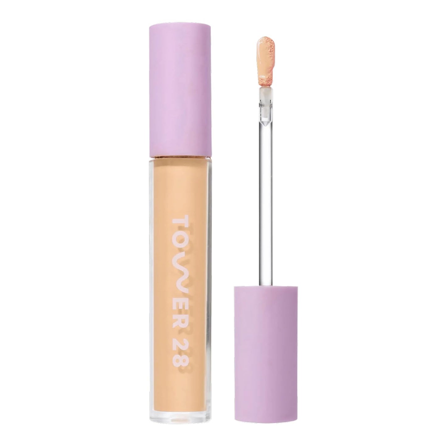 Tower 28 Beauty Swipe Serum Concealer - Hydrating Buildable Medium-Coverage Concealer with Skincare Benefits for Sensitive Skin - Shade 1.0 BH, Very Fair with Cool Undertones, 0.22 Fl Oz