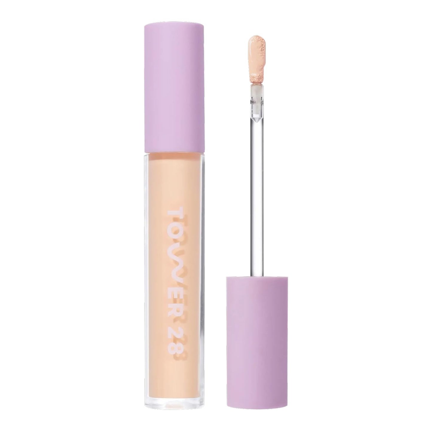 Tower 28 Beauty Swipe Serum Concealer - Hydrating Buildable Medium-Coverage Concealer with Skincare Benefits for Sensitive Skin - Shade 1.0 BH, Very Fair with Cool Undertones, 0.22 Fl Oz