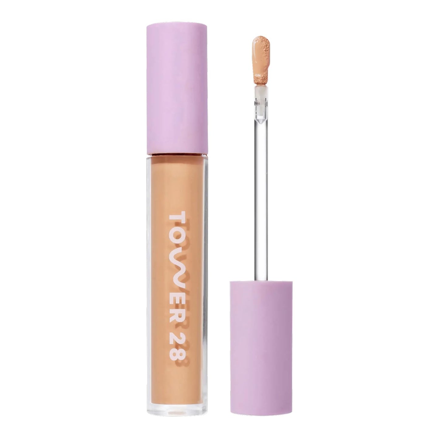 Tower 28 Beauty Swipe Serum Concealer - Hydrating Buildable Medium-Coverage Concealer with Skincare Benefits for Sensitive Skin - Shade 1.0 BH, Very Fair with Cool Undertones, 0.22 Fl Oz