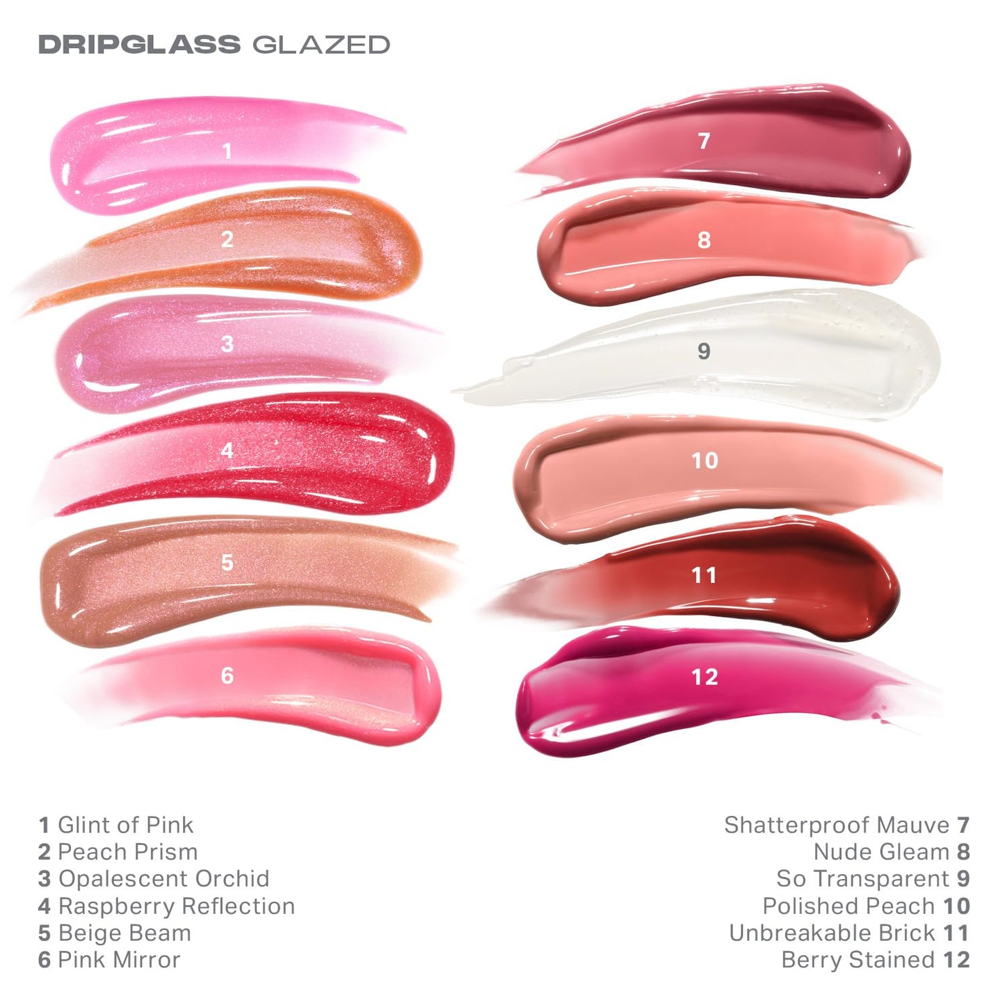 MORPHE Dripglass High Shine Lip Gloss - Semi-Sheer or Full Coverage Lip Color with Glass-Like Shine and Nonsticky Finish - Infused With Squalane & Vitamin E - Polished Peach (0.13 Fl Oz)