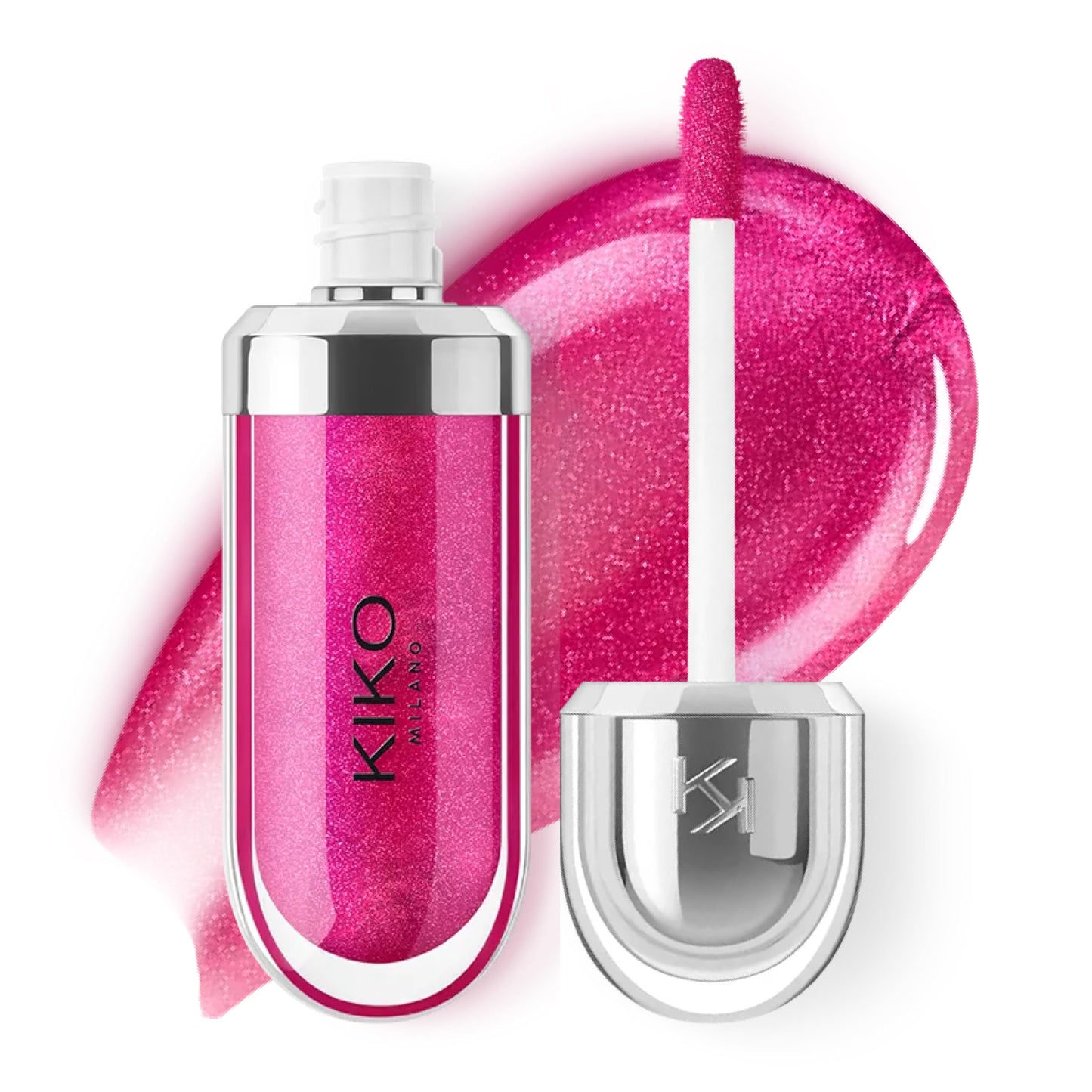 KIKO Milano 3D Hydra Lip Gloss – High Shine, Hydrating, Plumping, Non-Sticky, Moisturizing Lip Makeup