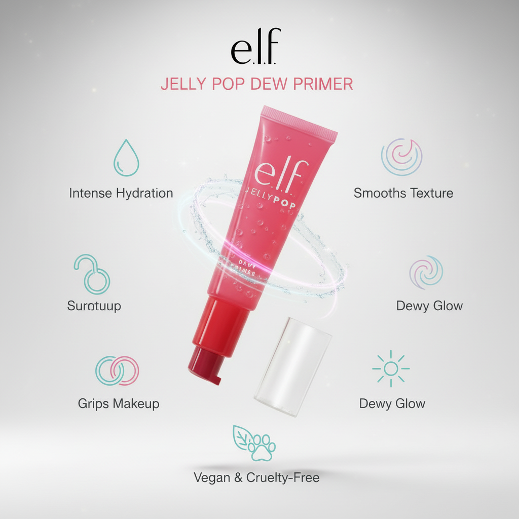e.l.f. Jelly Pop Dew Primer - Hydrating Face Primer