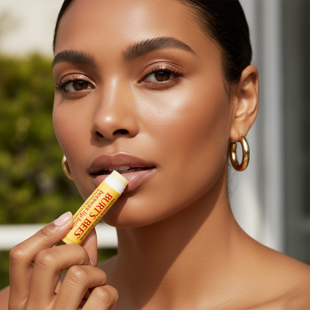 Burt's Bees Lip Balm Pack - 4 Tubes Natural Lip Care