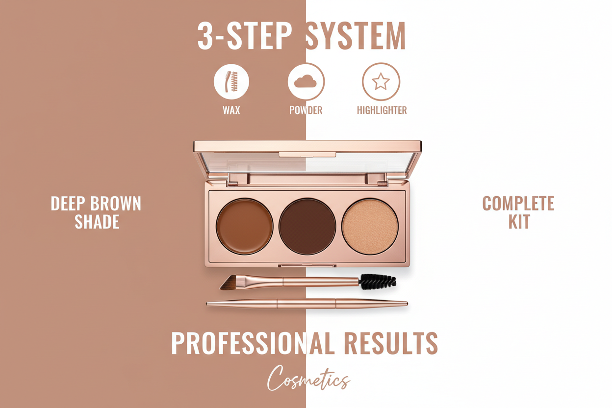 Maybelline Brow Drama Pro Palette - Deep Brown
