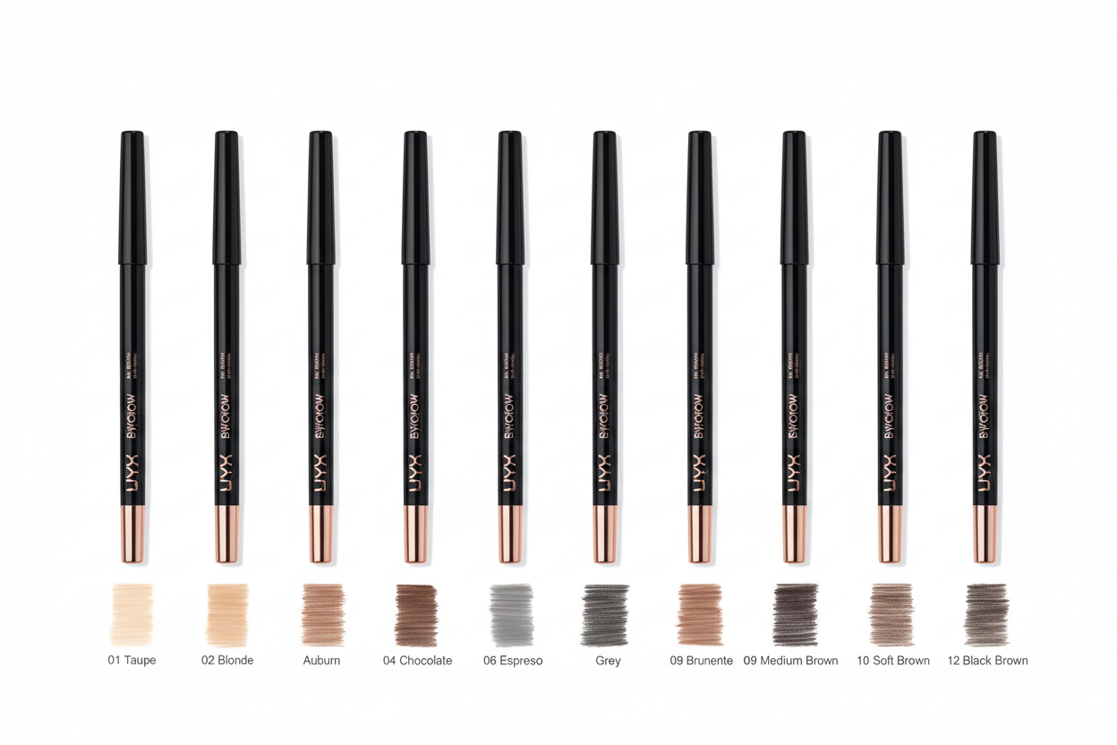 NYX Micro Brow Pencil - Ash Brown Eyebrow Pencil