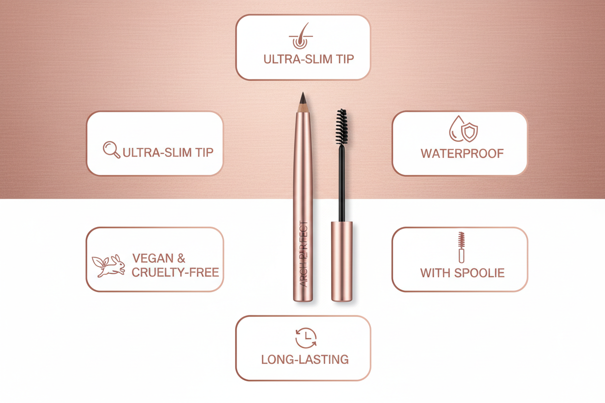 NYX Micro Brow Pencil - Ash Brown Eyebrow Pencil