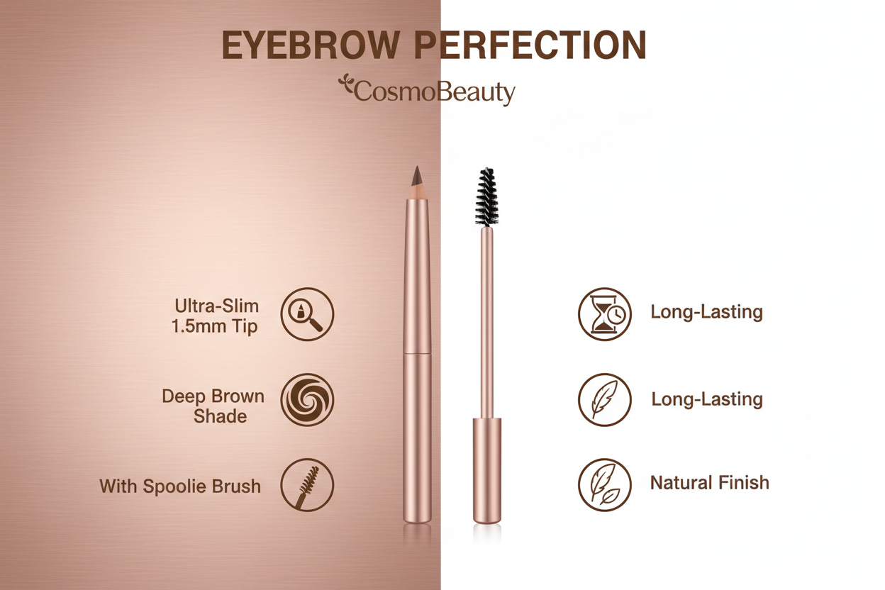 Maybelline Express Brow Ultra Slim Pencil - Deep Brown with Spoolie