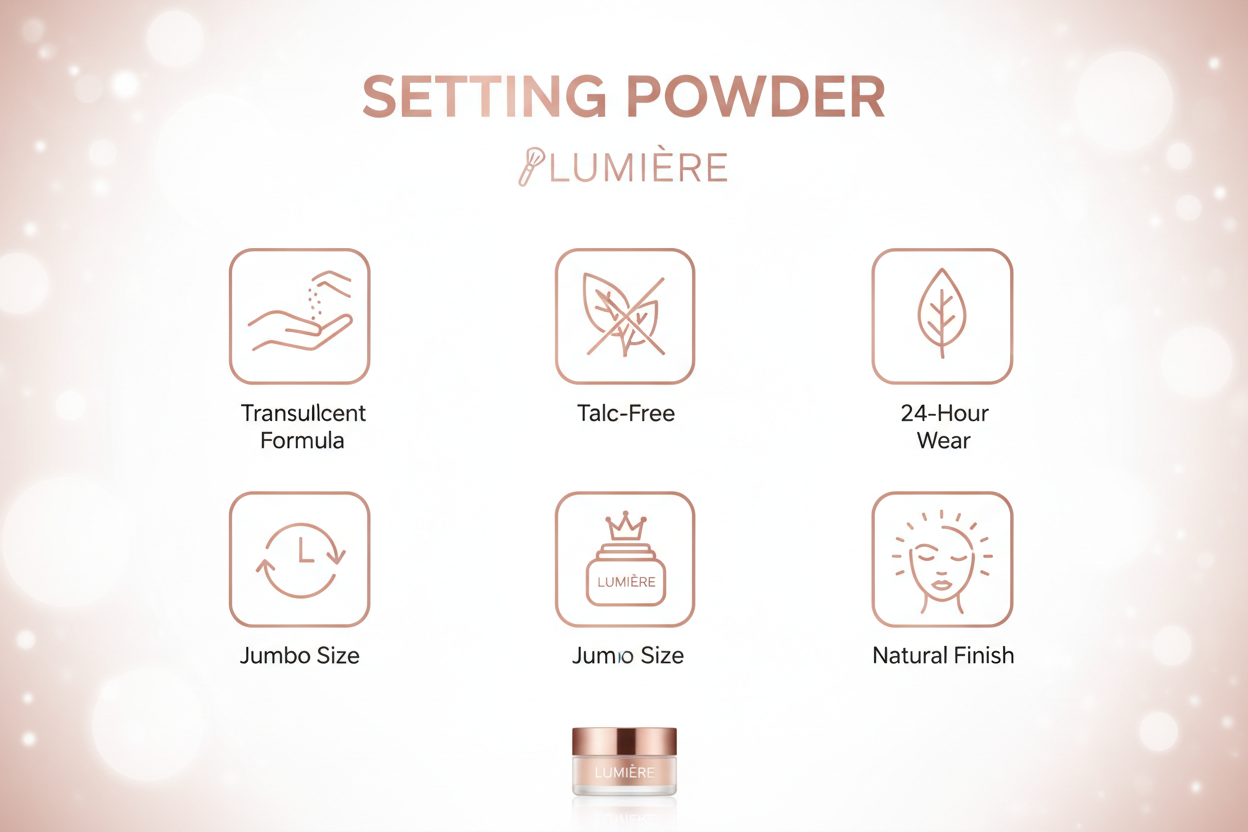 Morphe Jumbo Bake & Set Translucent Setting Powder - 0.62 oz Talc-Free