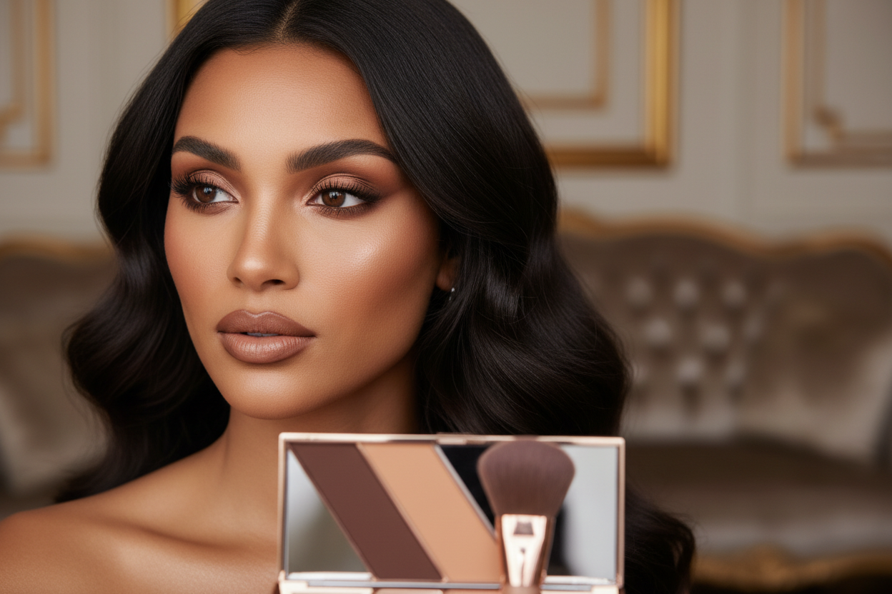 e.l.f. Cream Contour Palette - 4 Shades Blendable Compact 0.43 oz