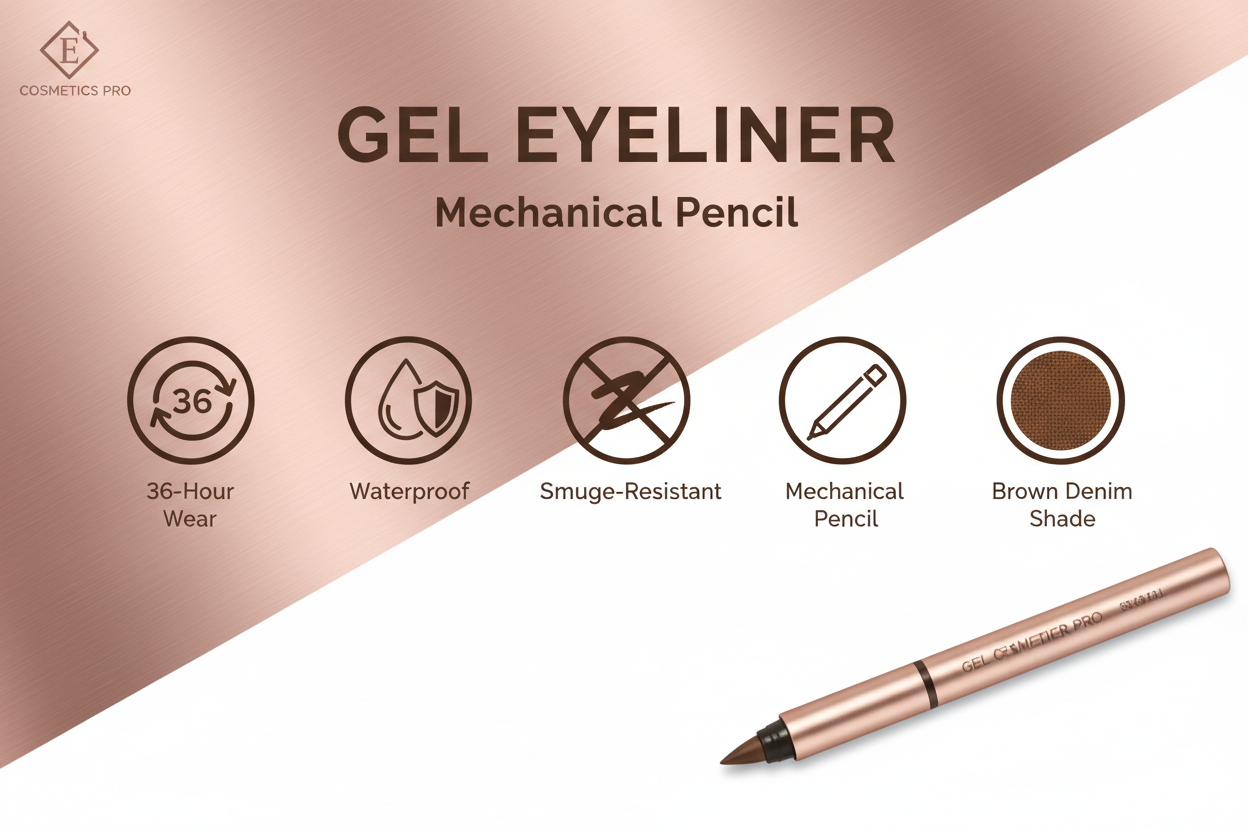 L'Oreal Paris Infallible Grip Mechanical Gel Eyeliner - Brown Denim 0.01 oz