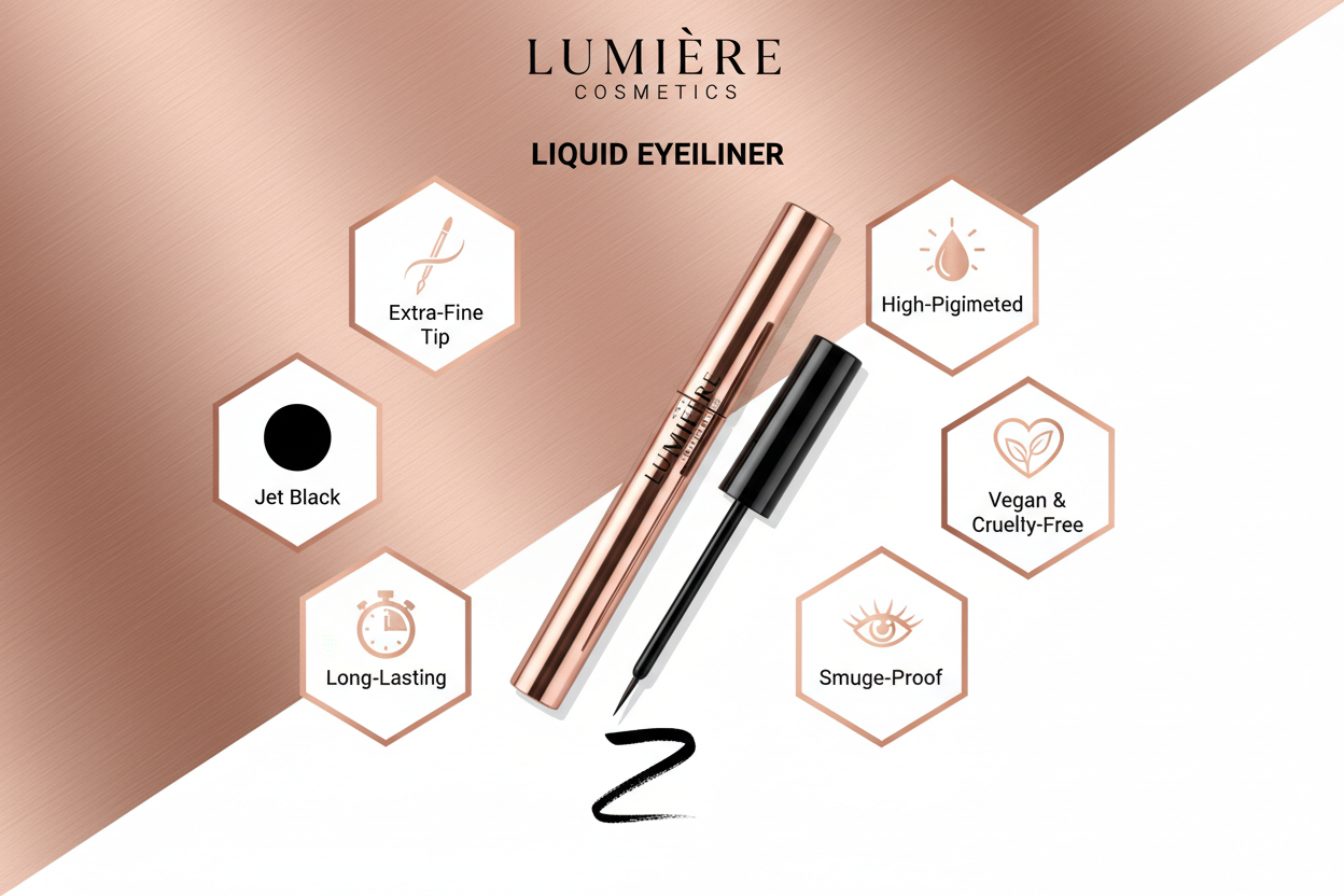 e.l.f. Expert Liquid Liner - Jet Black Extra-Fine Precision Eyeliner 2-Pack